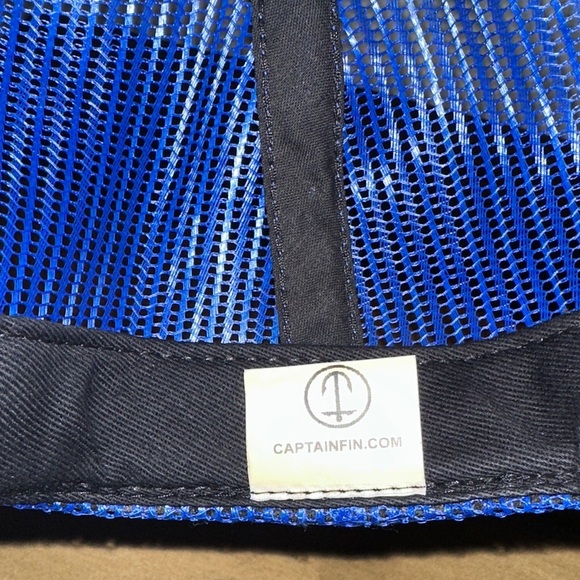 Captain Fin Blue Mesh Hat - Picture 2 of 5